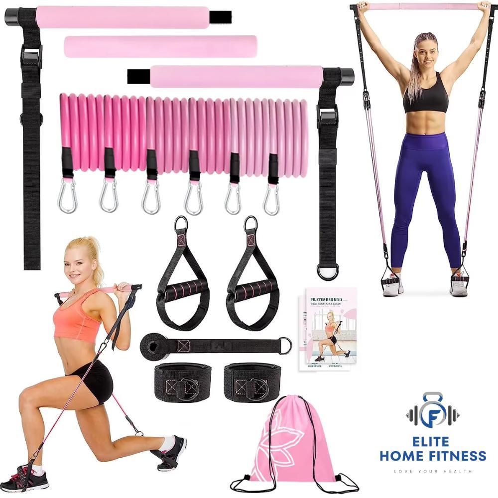 Kit portatile per barra Pilates: allenamento completo di forza e flessibilità del corpo