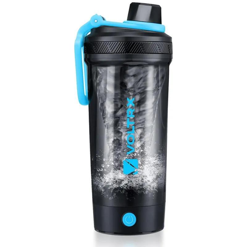 VOLTRX Electric Blender Shaker Bottle, Gallium, Tritan Bpa-Free, 24Oz, USB Rechargeable Mixer Cup for Shakes and Meal Replacements