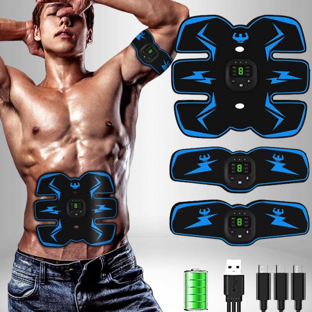 Effortless Muscle Building ; Wireless EMS Muscle Stimulator for Abs, Arms & Hips