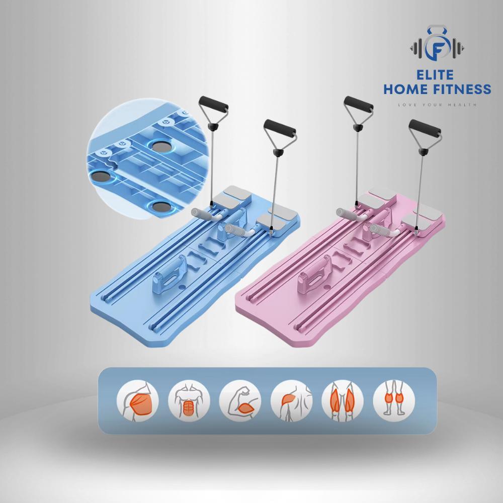 Foldable Multifunctional Fitness Board ; Foldable Fitness Board for Full Body Workouts