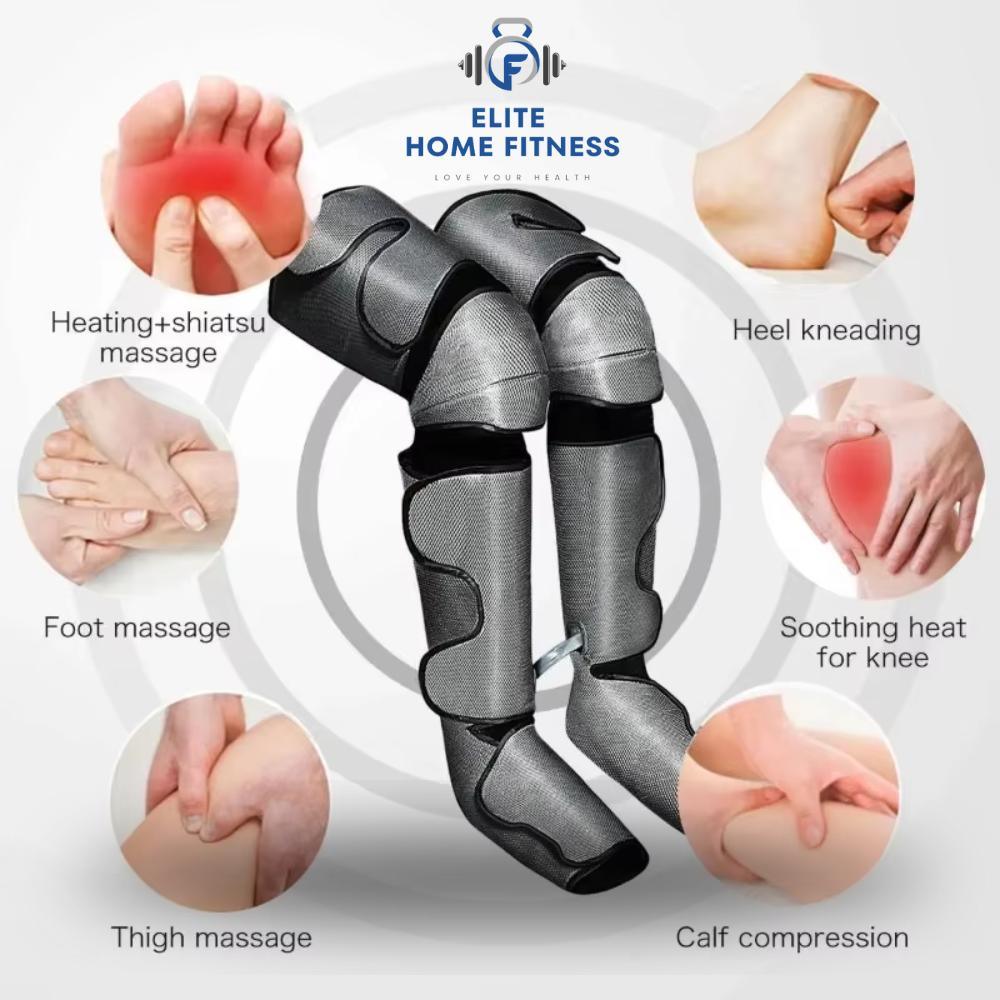 Improved Circulation & Pain Relief: 4-Mode Leg Massager with Air Pressure Therapy