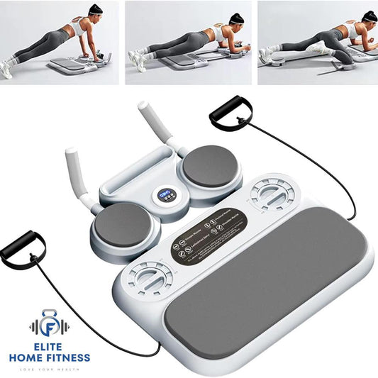 Portable and Multifunctional Abdominal Board Push-Up Plate for Home Exercise