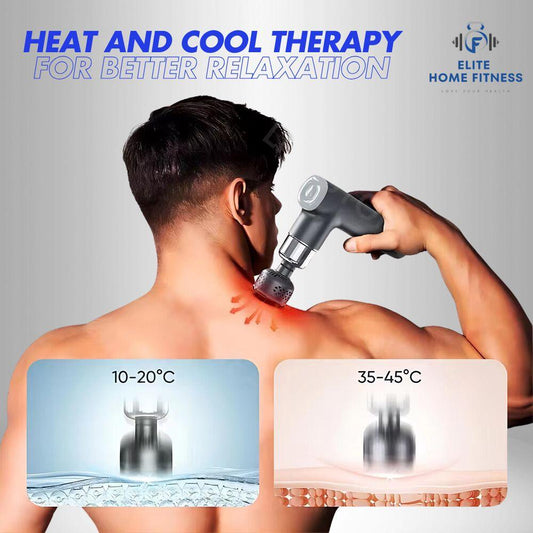 Smart Muscle Therapy: Electric Fascia Gun with Heat/Cold Therapy