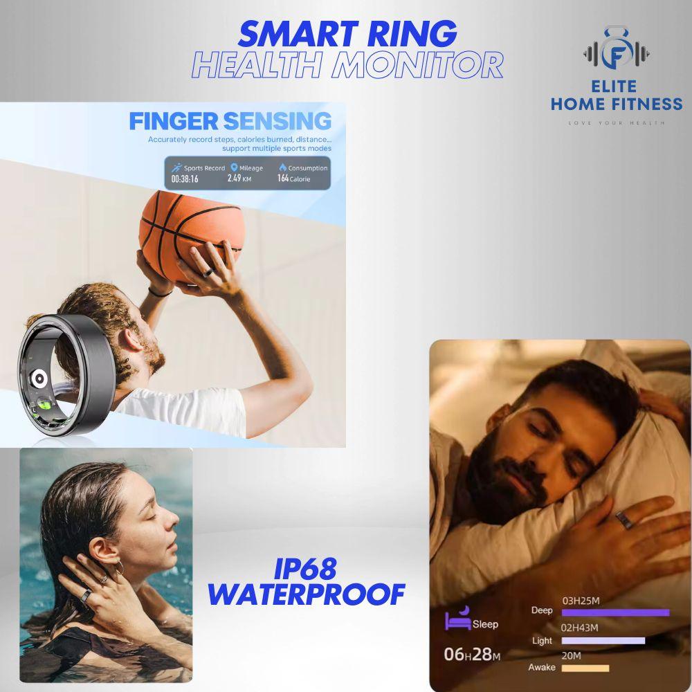 Smart Ring for Men& Women, Health and Sleep Monitor, Sport Mode