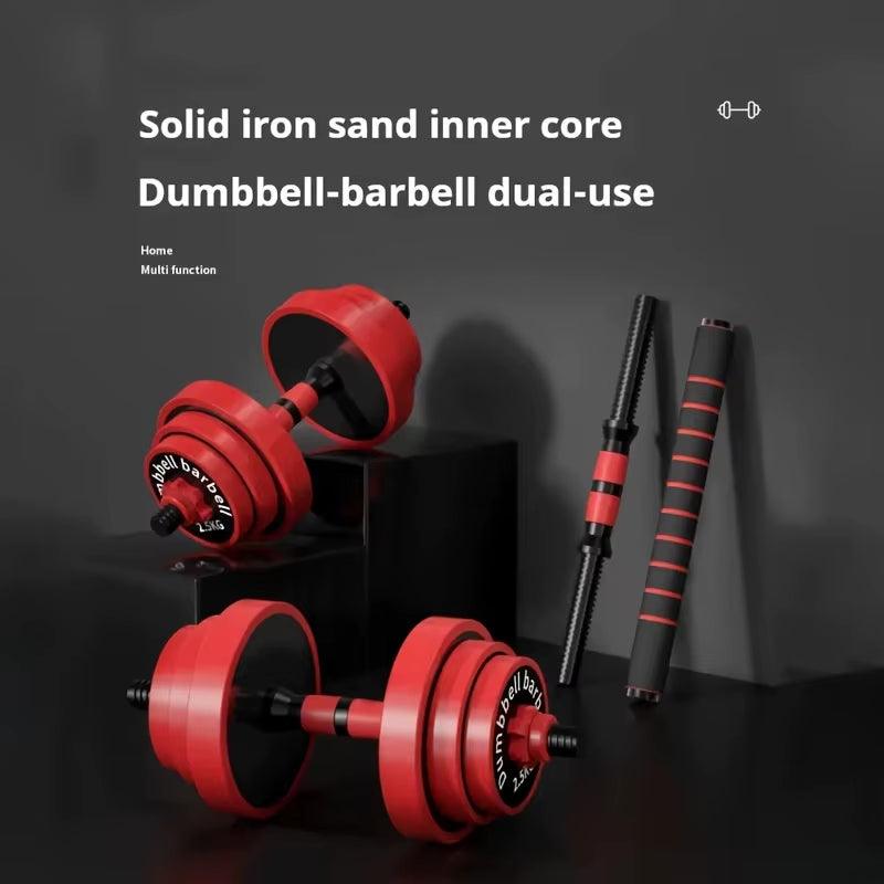 Adjustable Dumbbell Set Home Gym Strength Exercise Fitness Equipment Baked Paint Dumbbell Set